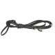 Tracking leash, Biothane, 9 mm, black