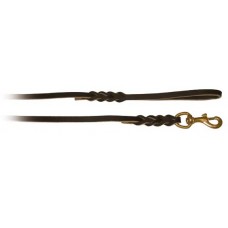 Leash, braided, brass hook
